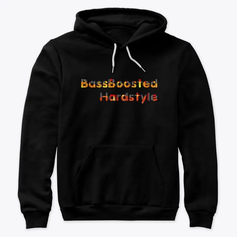 BassBoostedHardstyle Black Hoodie