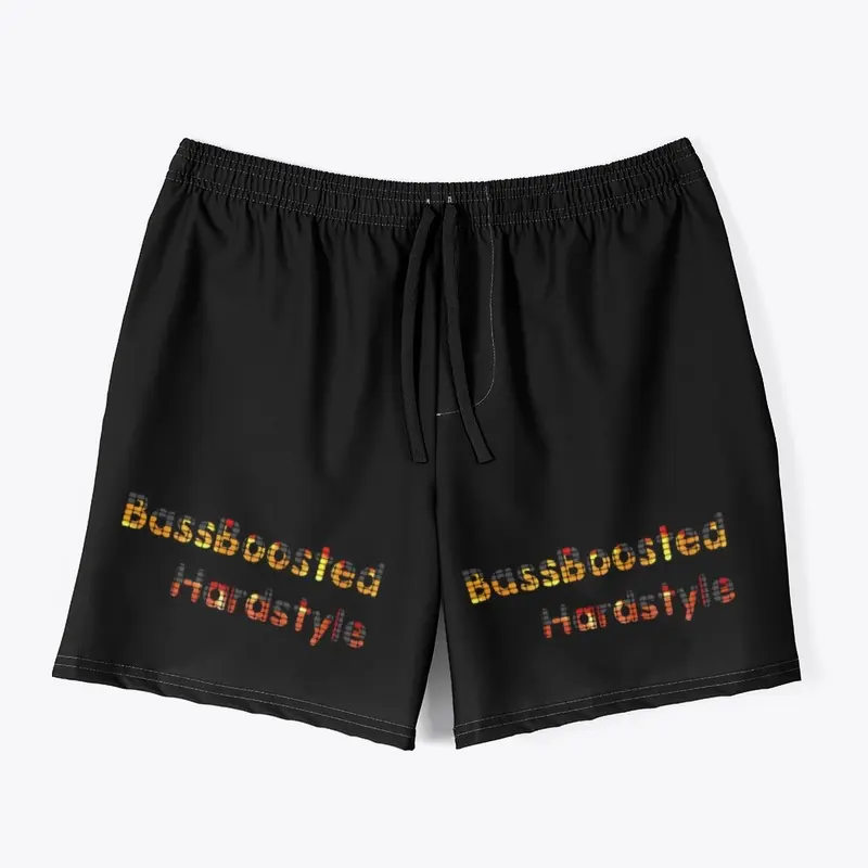 BassBoostedHardstyle Swim Trunk Black